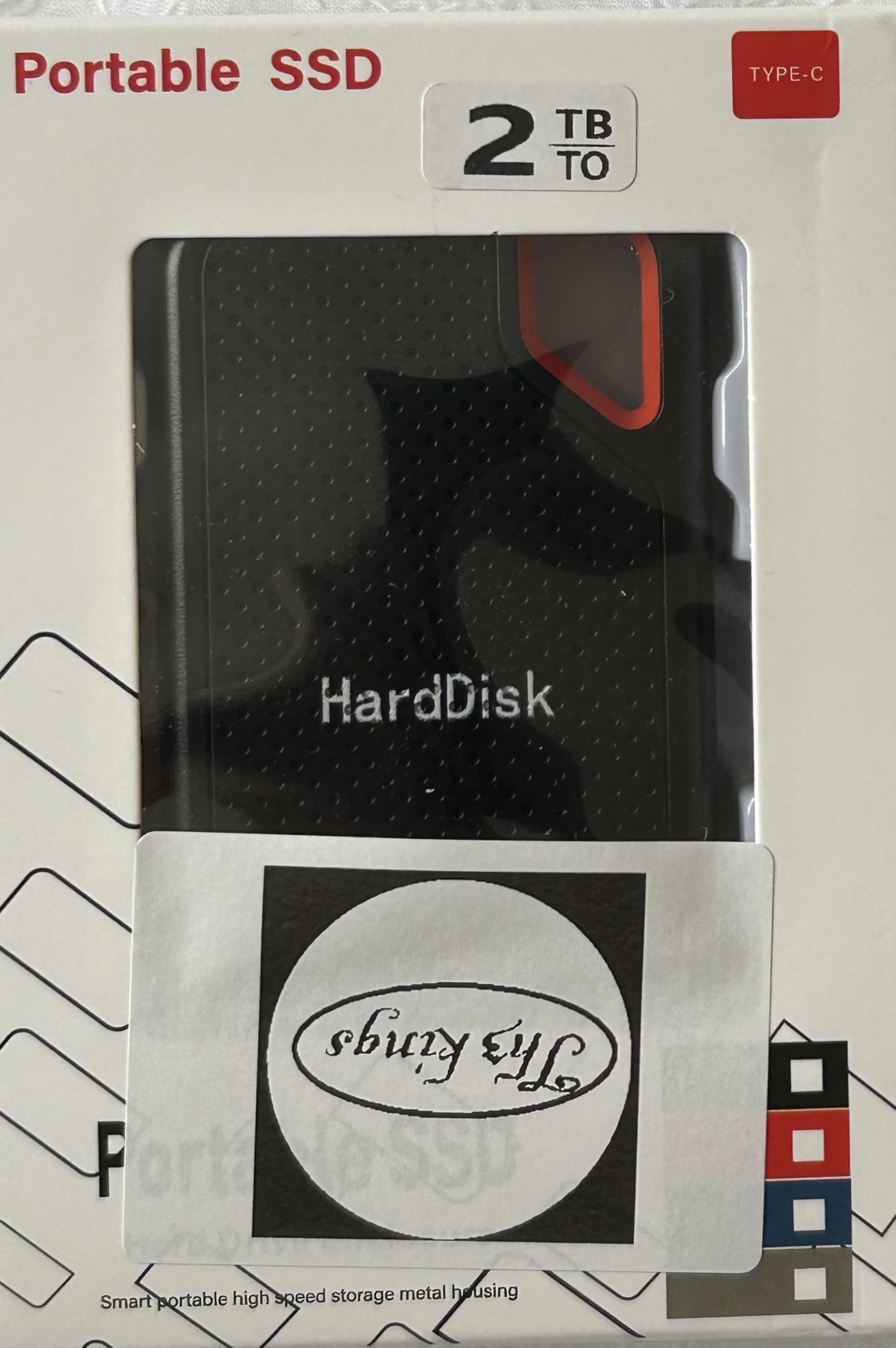 HardDisk 2TB Portable SSD, External Hard Disk, Solid State Drive