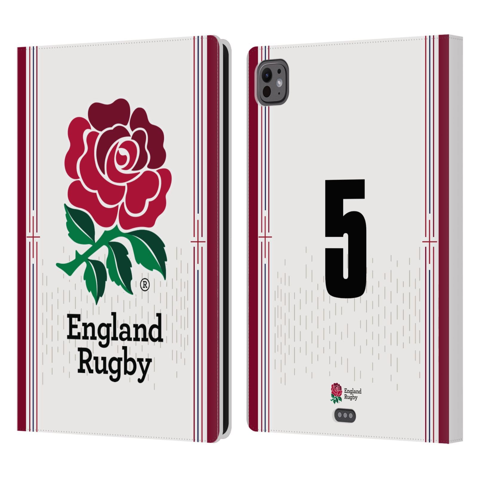 Housse cuir Angleterre Rugby iPad Pro 11 finition premium