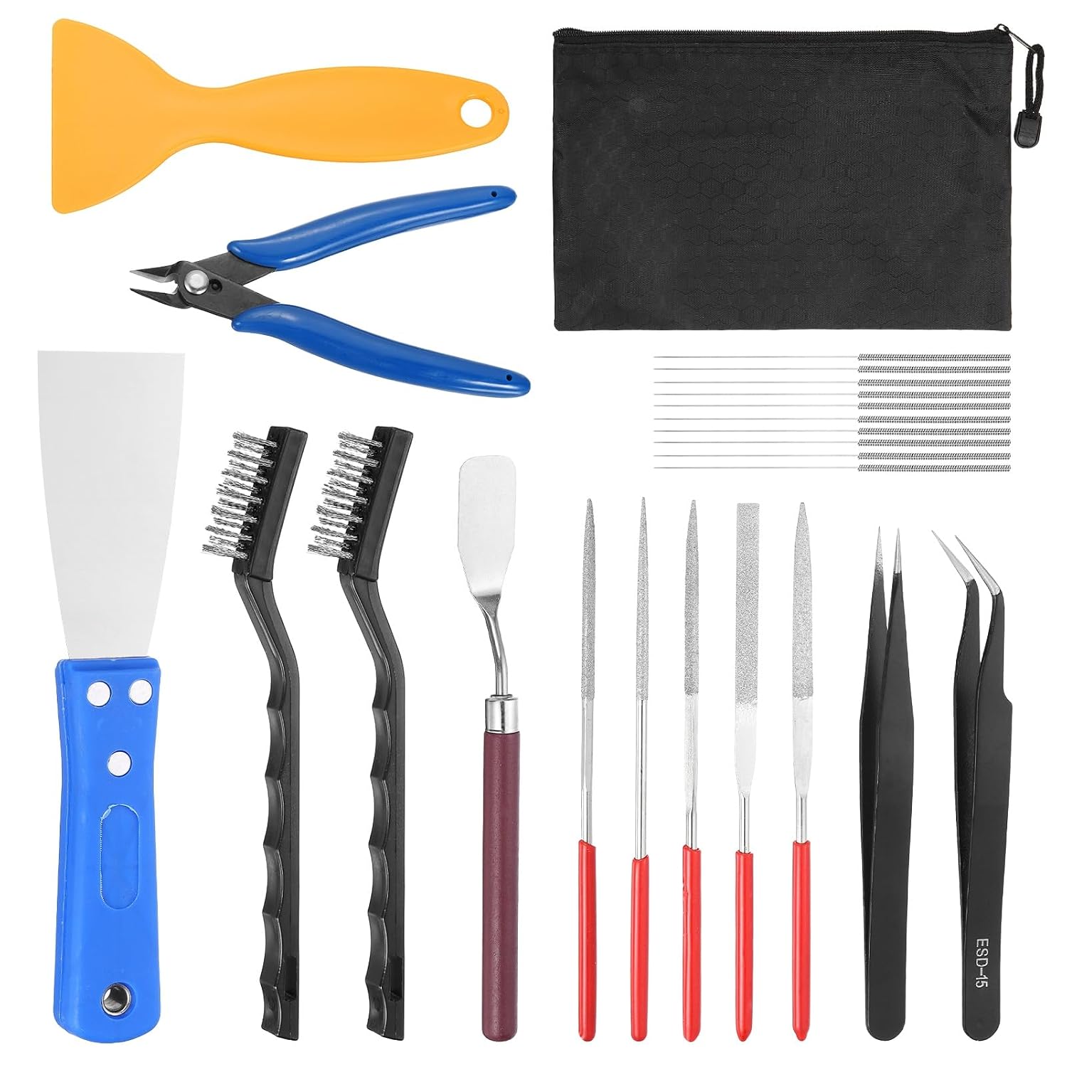 MECCANIXITY 23Pcs 3D Printer Tools Kit 3D Printer Nozzle Cleaning Tool Kit