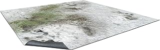 Battle Systems Terrain Winter Snowscape Gaming Mat 2x2 - Neoprene Playmat for Warhammer, D&D, Frostgrave and More!