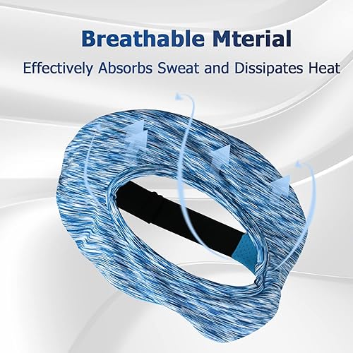 Miniatura 3 de 4 Pack Ermorgen Sweat Guard Band Compatible for Quest 3, Breathable Face Cover Virtual Reality Accessories, Elastic Adjustable Protect Facial Skin