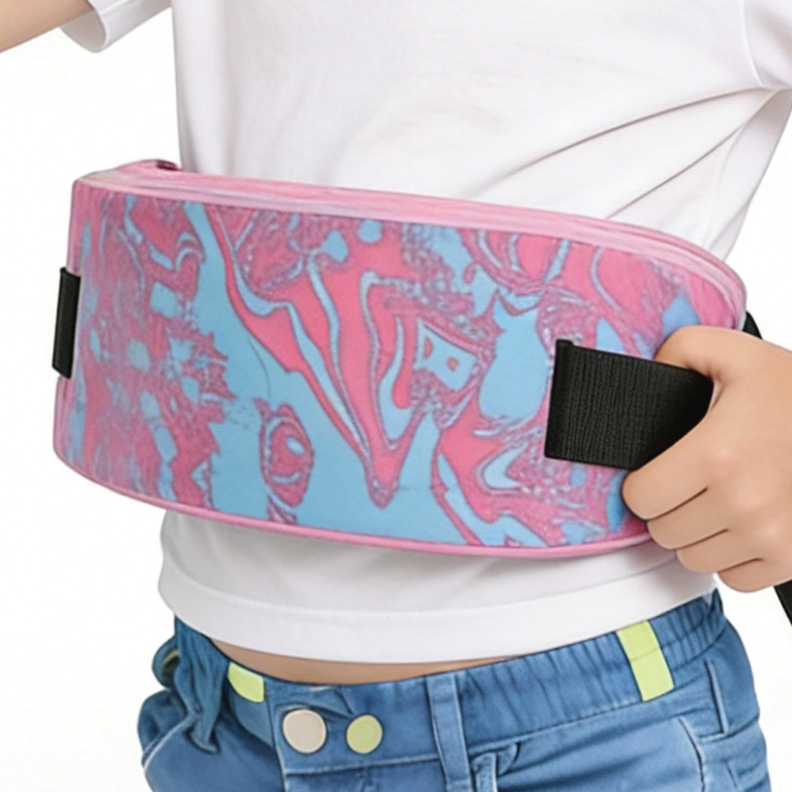 Swim Belt – EVA Foam Buoyancy Trainer, Adjustable Waist Float Support, Lightweight Water Exercise Aid | For Beach Lake Swimming Practice Fitness Workouts River Sea Water Park Training Use