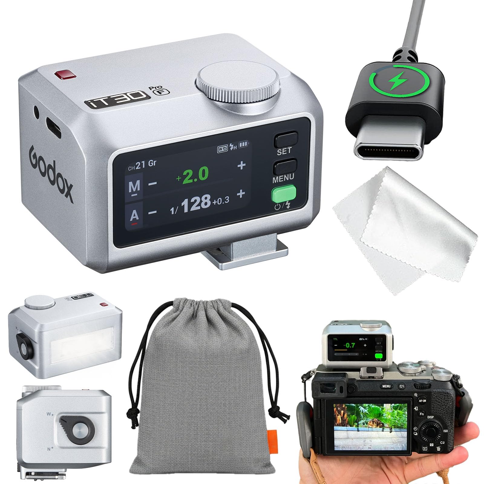 デジタルカメラ godox iT30 pro N Amazon.com : GODOX IT30 Pro S TTL Mini Flash & Trigger for Sony