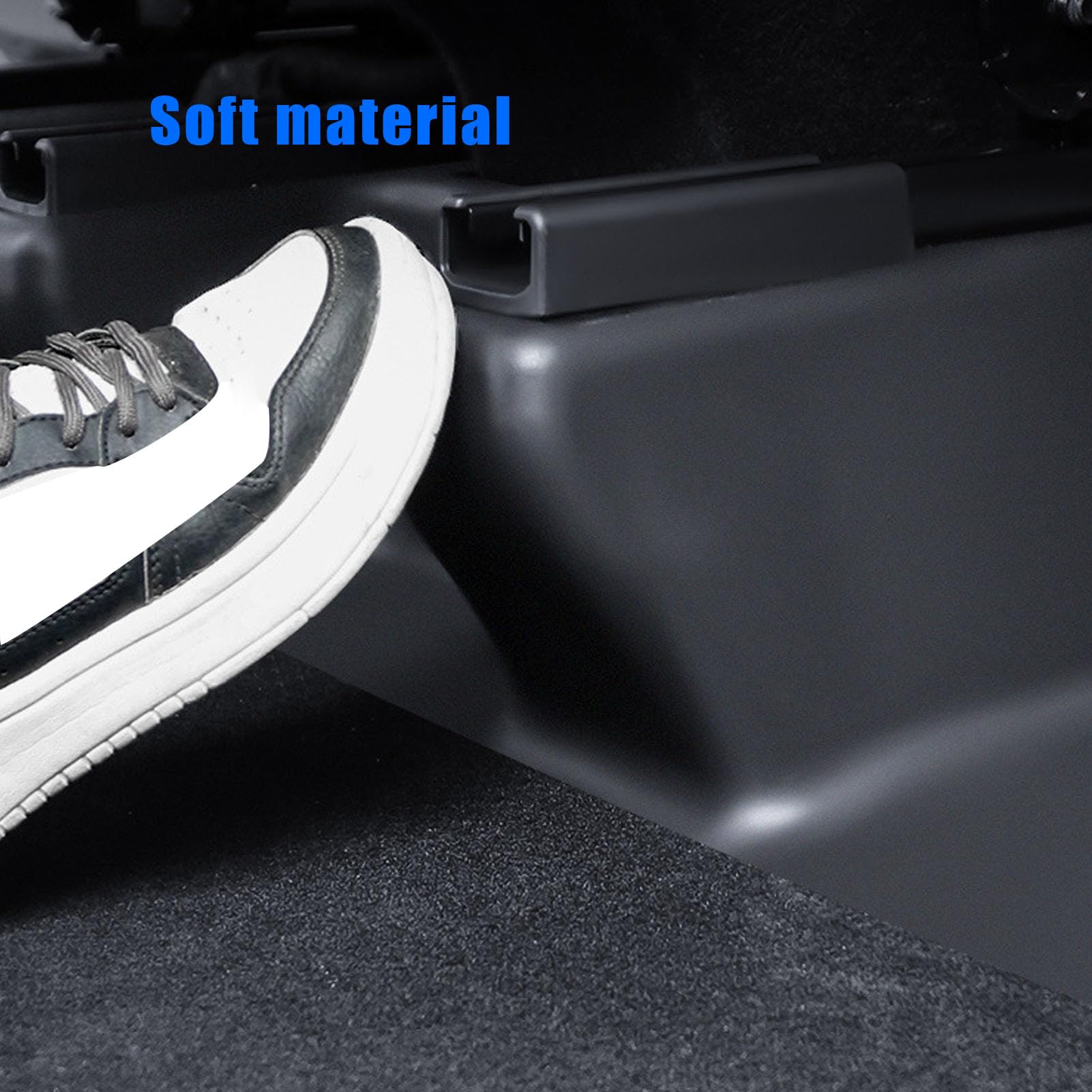 Cubierta del riel Deslizante del Asiento TPE Almohadillas Protectoras antipatadas Debajo del Asiento para el Nuevo Protector Debajo del Asiento Fundas de Asiento Kit de protección