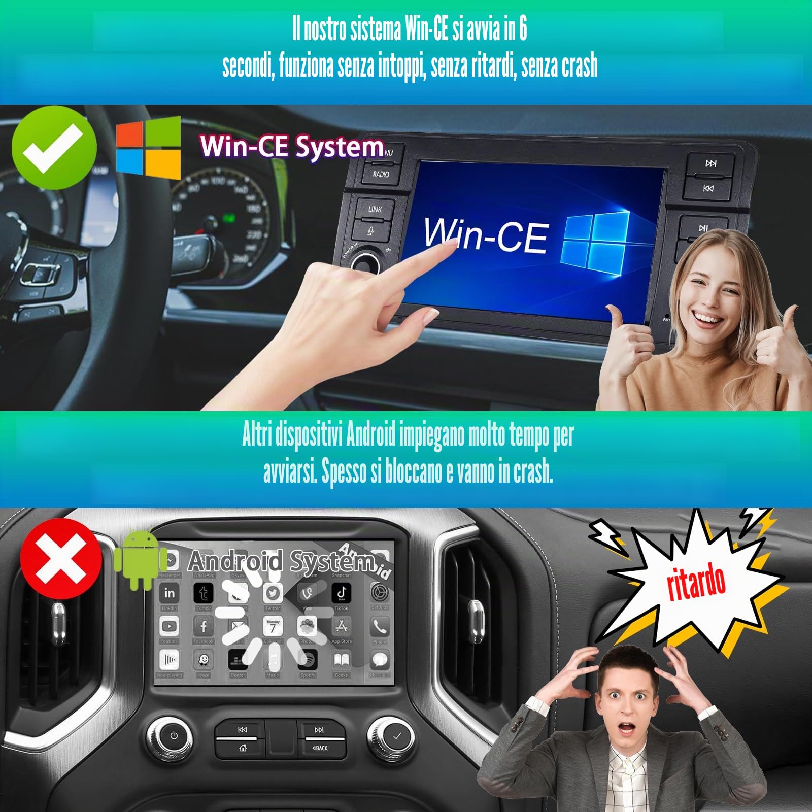Autoradio per BMW E46 Serie 3 1999-2004 Compatibile con Wireless Carplay e Android Auto, radio touchscreen da 7 pollici/Bluetooth/FM/AM/USB/DSP/RSP/RDS/SWC/Mirror Link