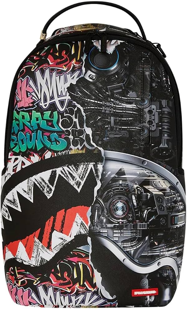 Mochila Sprayground SPLIT CYBERSHARK