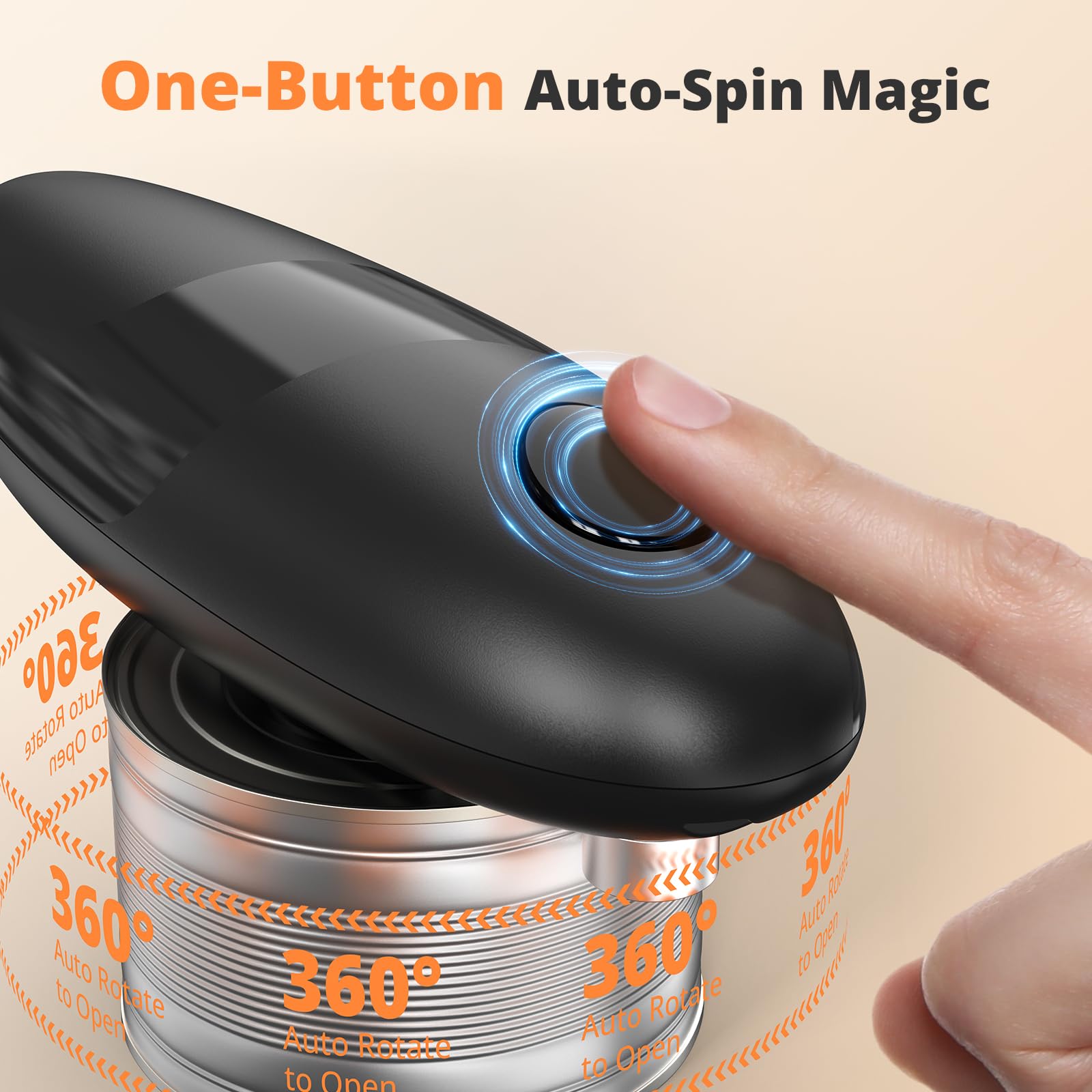 Syaws Electric Can Opener,Automatic Can Openers with Smooth Edge,Battery Operated can opener for Seniors,Children and Arthritic,Hands Free Can Opener Fits for Almost All Can Sizes