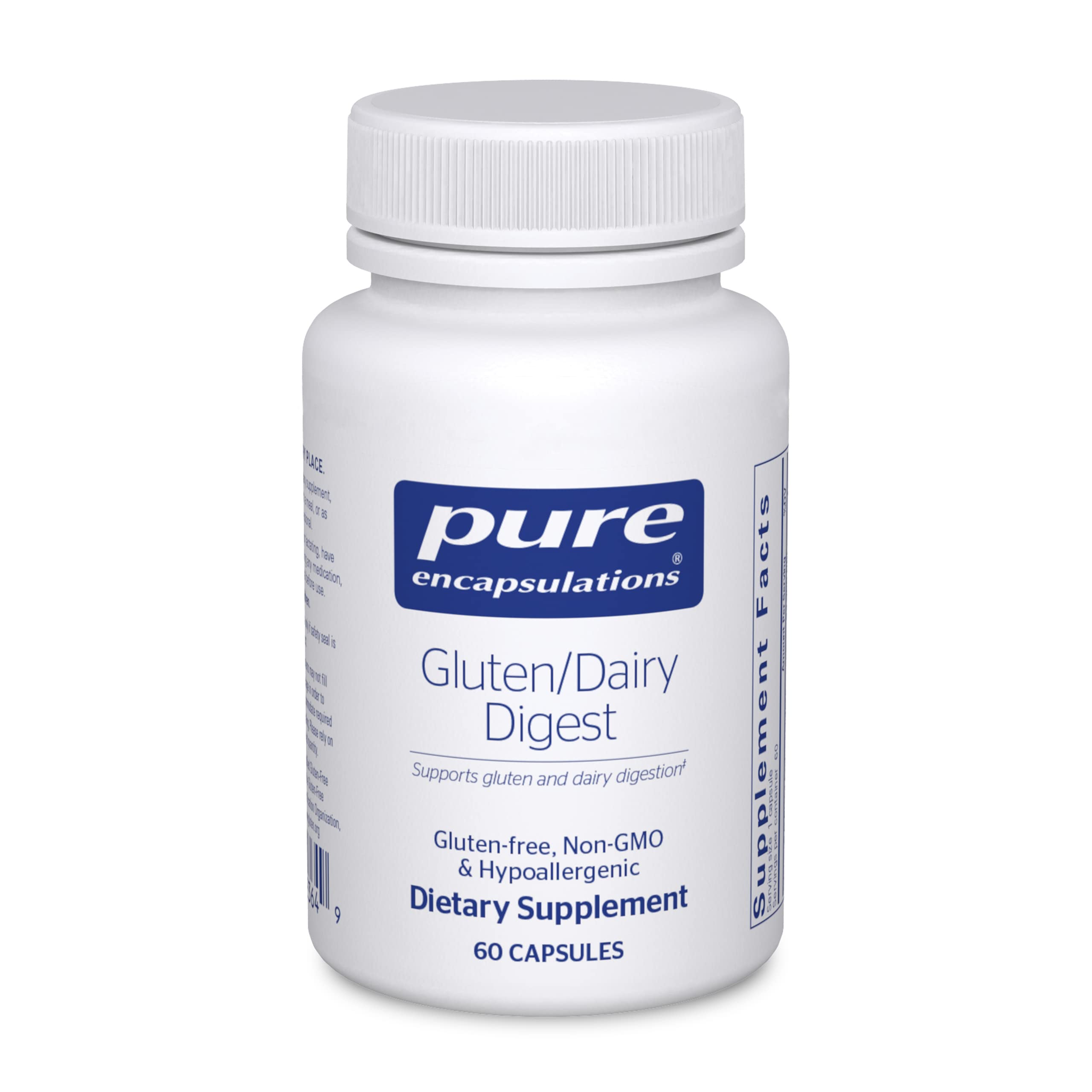 Pure EncapsulationsGluten/Dairy Digest | Unique Mix of Enzymes to Support y Gluten and Dairy Digestion* | 60 s