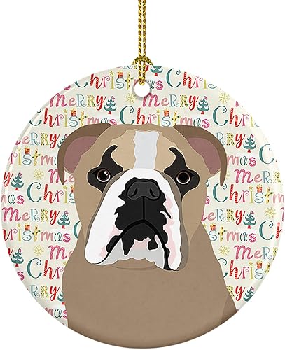 Miniatura 58 de Caroline's Treasures Adorno navideño de husky siberiano en blanco y negro #2 de cerámica para árbol de Navidad, decoración colgante para el hogar,