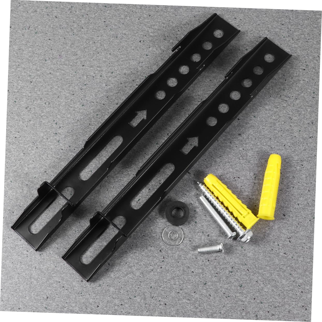 Adjustable Steel Tv Wall Bracket Tv Arm Hanger for Low Profile Double Hook Safety Easy Install