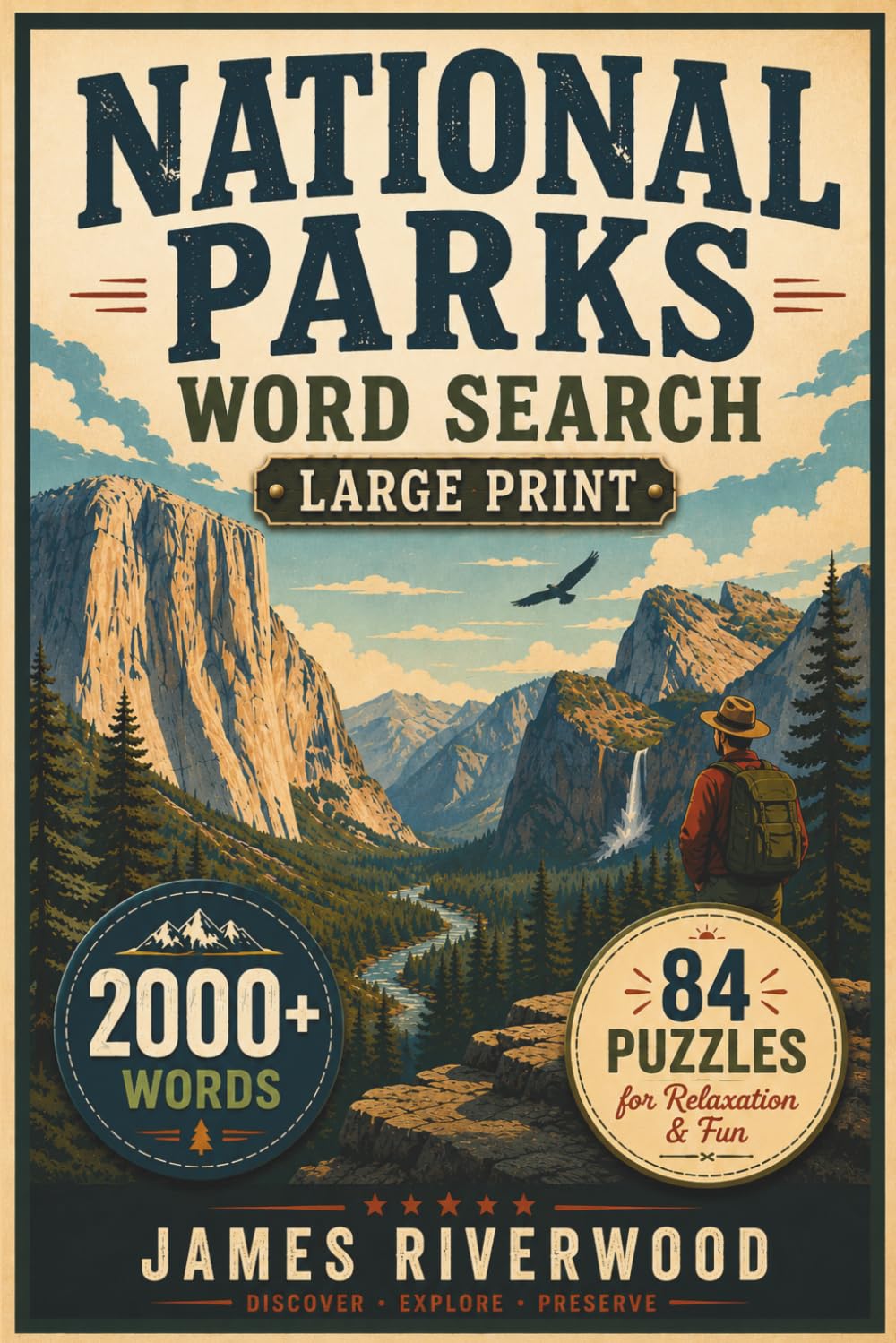 National Parks Word Search: 84 Large Print Puzzles for Relaxation & Fun (Large Print Word Search Series)
