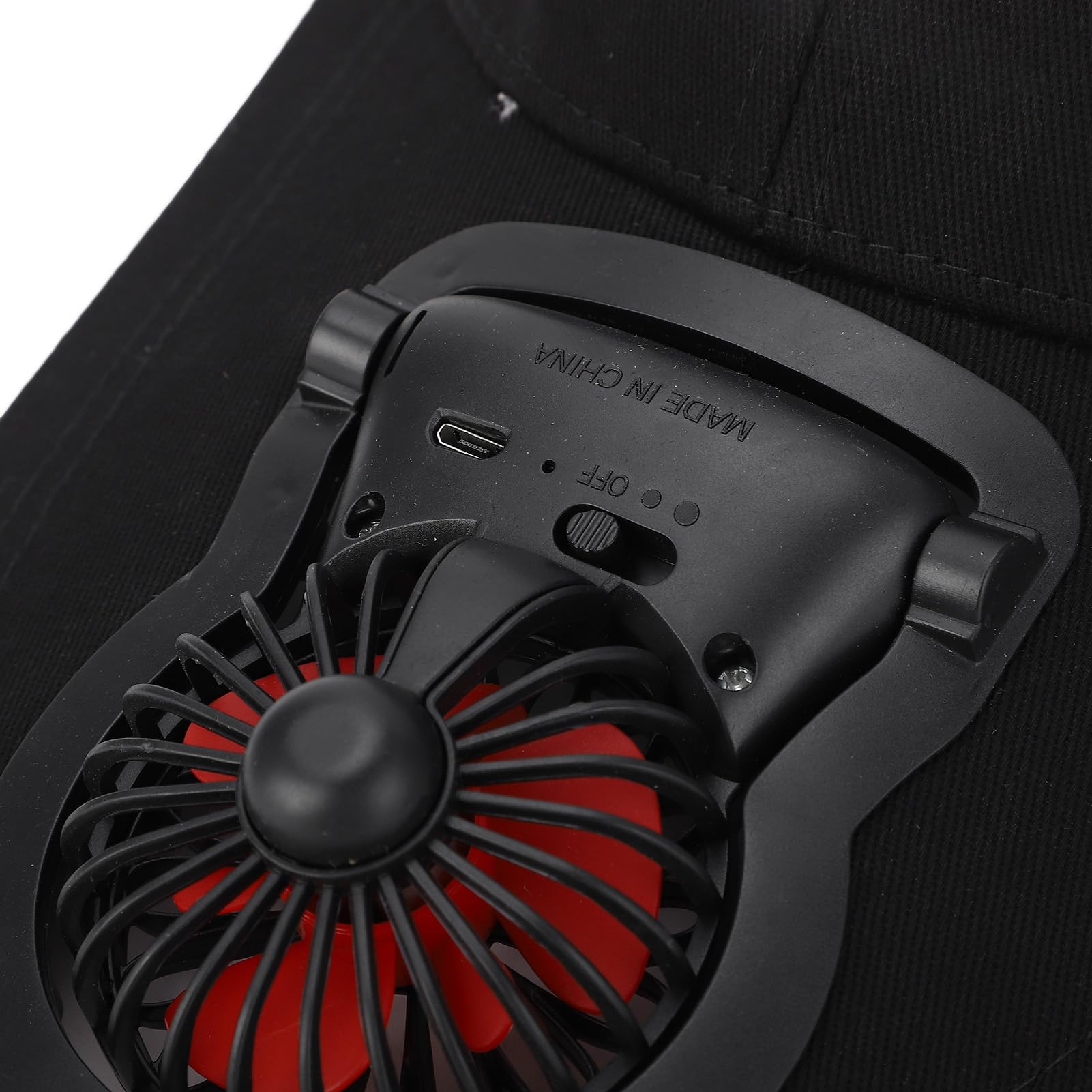 Yinhing Solaire avec Une Batterie Rechargeable Intégrée, Chapeau Réglable à Large Bord avec Ventilateur pour Voyage Pêche Randonnée Casquette de Baseball Ventilateur