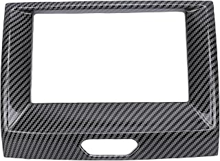Akozon Central Control Navigation GPS Radio Panel Trim Replacement for 2015-2022 Carbon Fiber Style Protects Interior Stylish Design