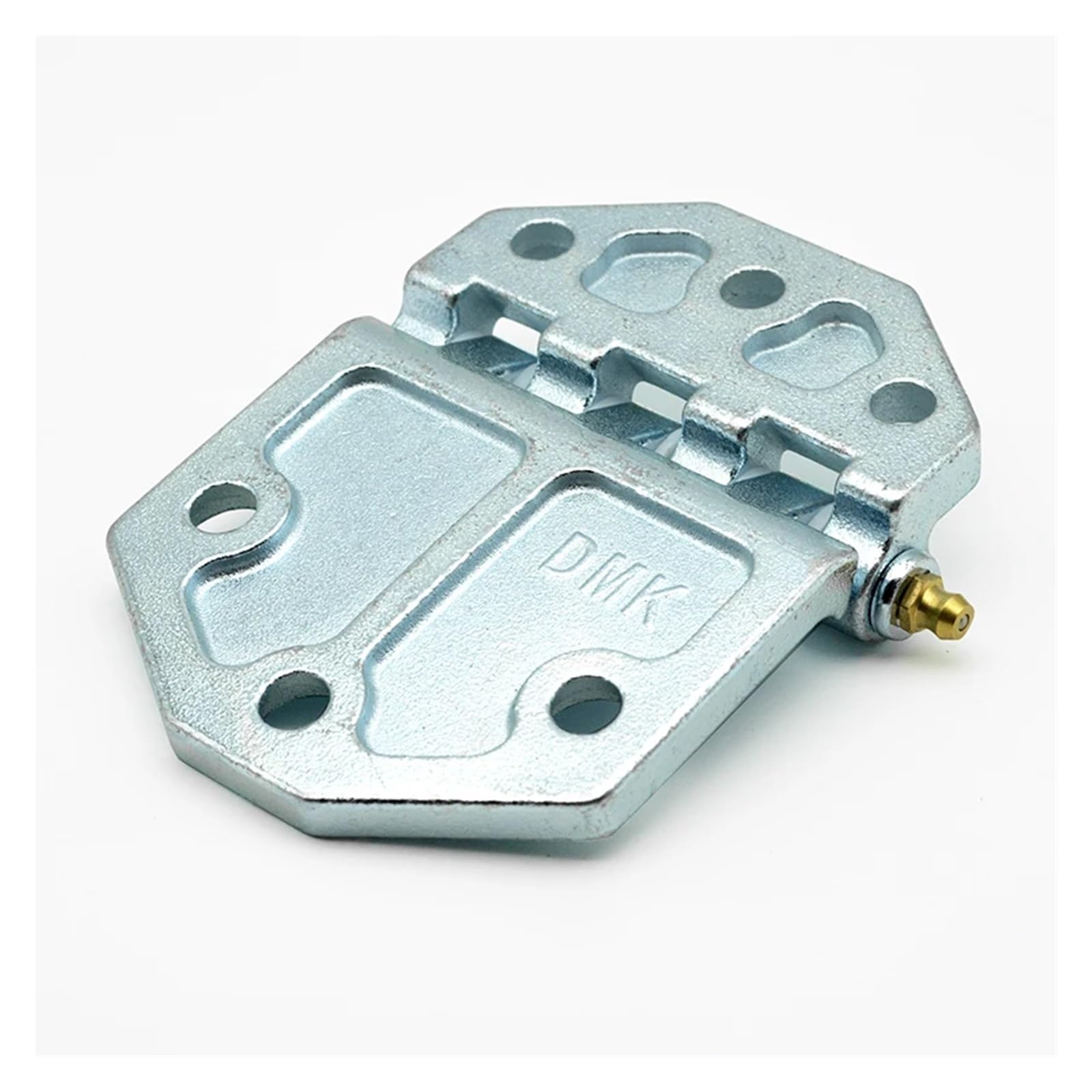 YMUGUEGH 1pcs Hinge With Oil Nozzle Hinge Heavy Duty Thickened Iron Plated Blue Zinc Damping Buffer Truck Container Door Hardware Accessories(Iron galvanizing)