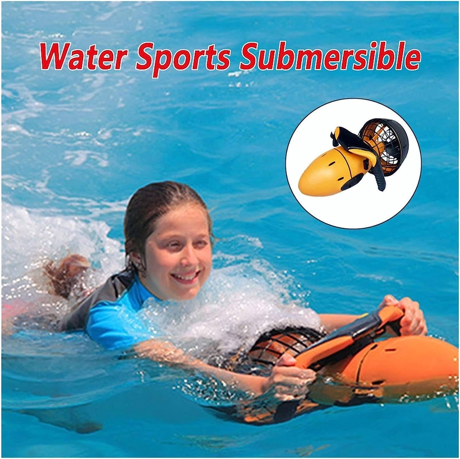 Scooter de mer de plongée sous-marine électrique 500W, pour plongée natation