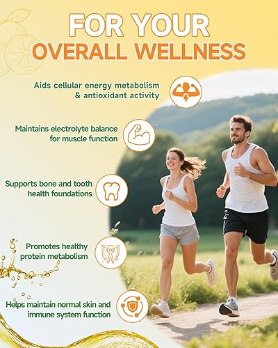 Miniatura 3 de Gotas de calcio y magnesio líquido de potasio para apoyo inmunológico + 1000 mg de suplemento de L-lisina para piel y labios - 600 mg de calcio 400