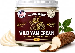 Wild Yam Cream for Hormone Balance — Perimenopause, Menopause & PMS (2 OZ) | US-Made, Fast-Absorbing, Silky-Smooth Feel, Whole Wild Yam Root Cream, Clean Ingredients, Daily Use & For All Skin Types