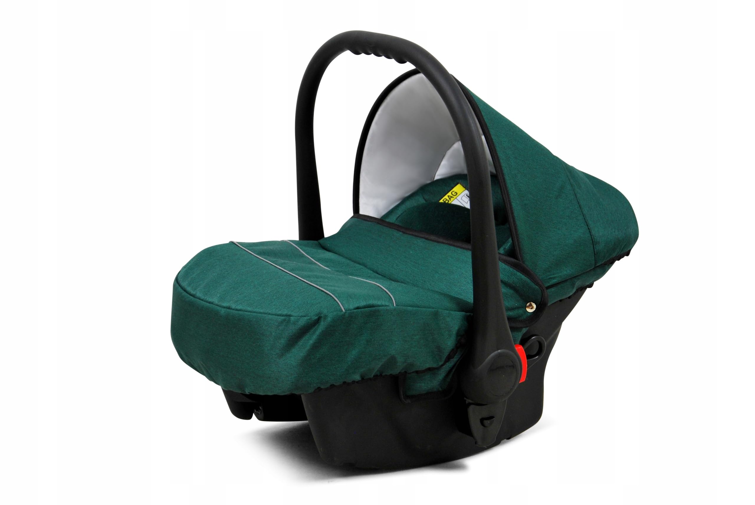 BabyLux® Wózek dziecięcy kompletny zestaw 4 w 1, Axel, w tym gondola dla niemowląt, wędka, fotelik samochodowy, podstawa ISOFIX, wózek dziecięcy, system kombinowany, z torbą do przewijania itp.