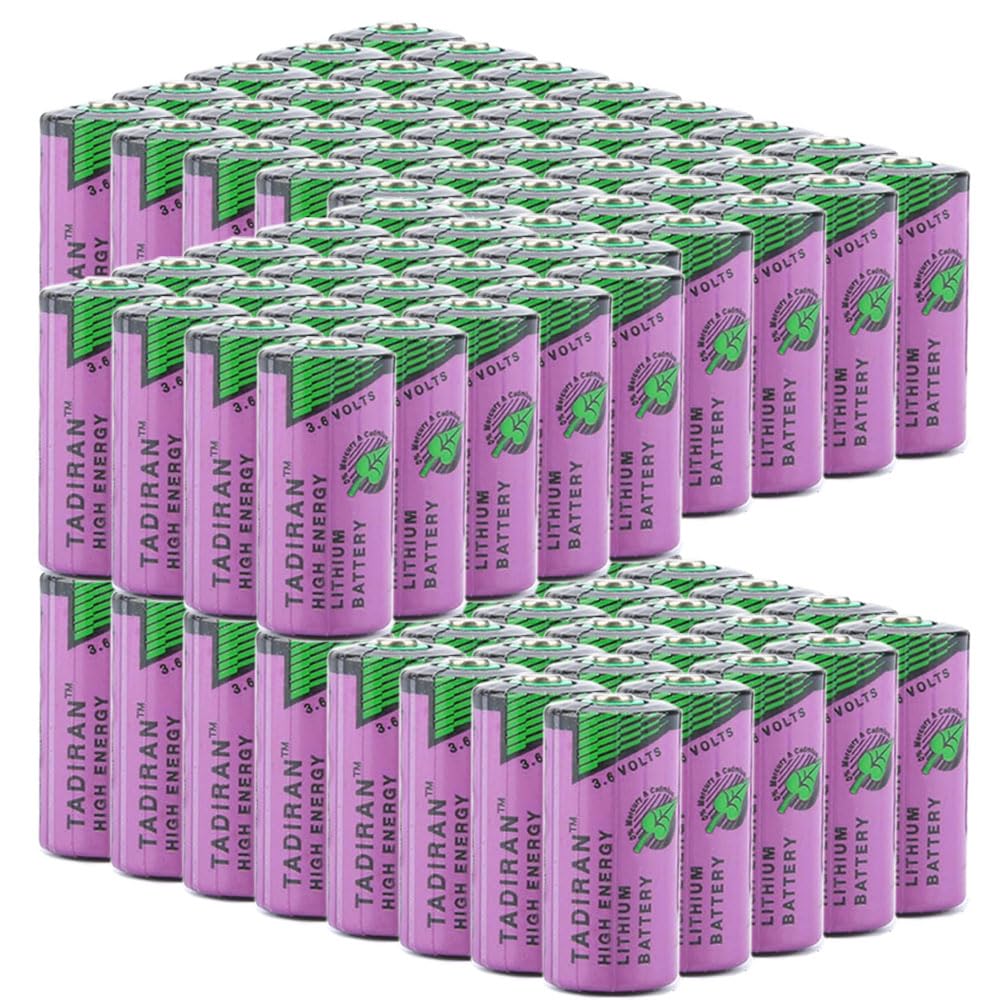 100 Pack 3 6V 1650mAh TL-5955 2 3 AA Lithium Battery for Tadiran TL-2155 TL-4955 TL-5155 TL-5955 SL-361
