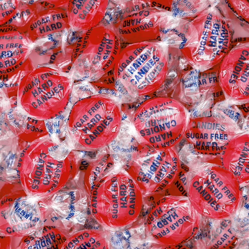 Cinnamon Disc SUGAR FREE - 1 Pound Pack - Hard Candy (About 80 Count) - Indiv...