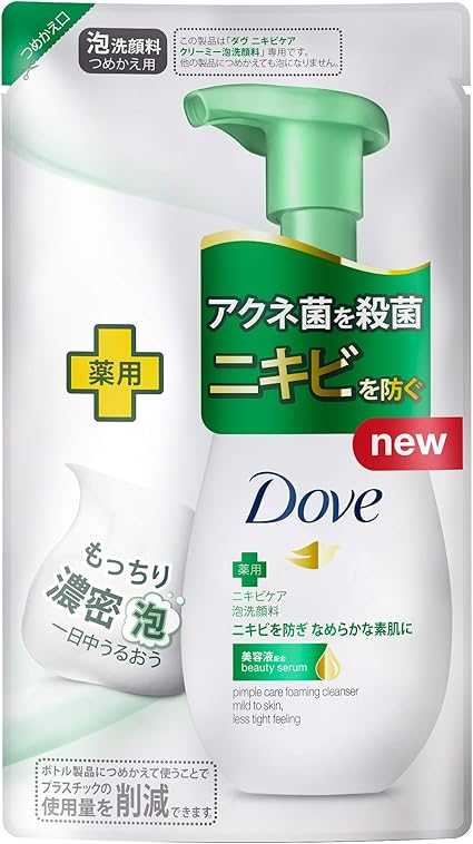 Amazon Dove ダヴ ダヴ ニキビケアクリーミー泡洗顔料 つめかえ用 140ml 140ミリリットル X 1 Dove ダヴ 泡洗顔料 通販