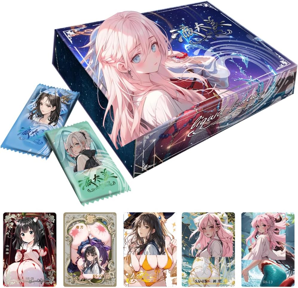 MEIKA YE TAI MEI, 21 Pieces/Box, Animation Girls Trading Card Series, Beautiful and Elegant, Goddess Beauty, Charming Figure Waifu Card, Table Toy