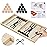 moopok Fast Sling Puck Game - Fast Action Super Foosball Table Desktop Battle Slingshot Wooden Air Hockey Board Game -Guaranteed Fun for Family Game Night or Friends Party
