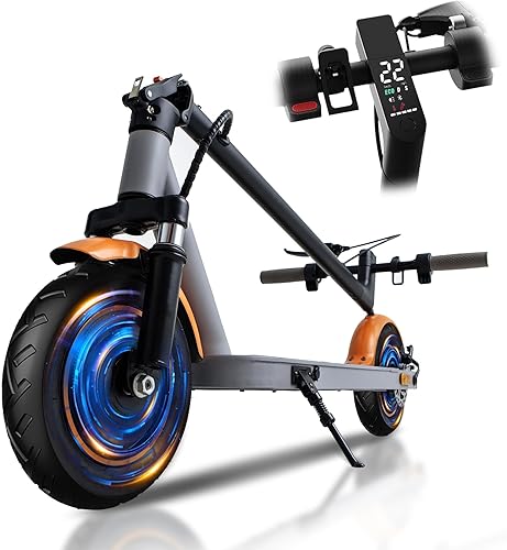 Miniatura 10 de QnQ Electric Scooter, Powerful 500W1500W Peak Motor, Max212835Miles Long Range, Top Speed 15.51922MPH, 8.5" 10'' Tires, E Scooter for Adults and