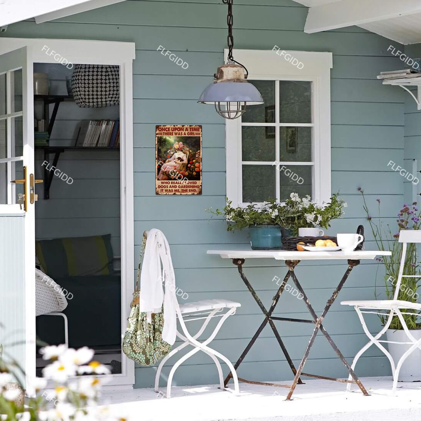 Plaque En Métal Rétro à Suspendre Pour Jardin, Abri De Jardin, Maison, Ferme, Jardin, Intérieur Et Extérieur, 30,5 X 20,3 Cm