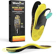 Achilles Tendonitis & Heel Spurs Insoles: Double Layer Impact Absorbing to Relieve Heel Pain - Women's Comfort Heel Pads for All Day Standing - L