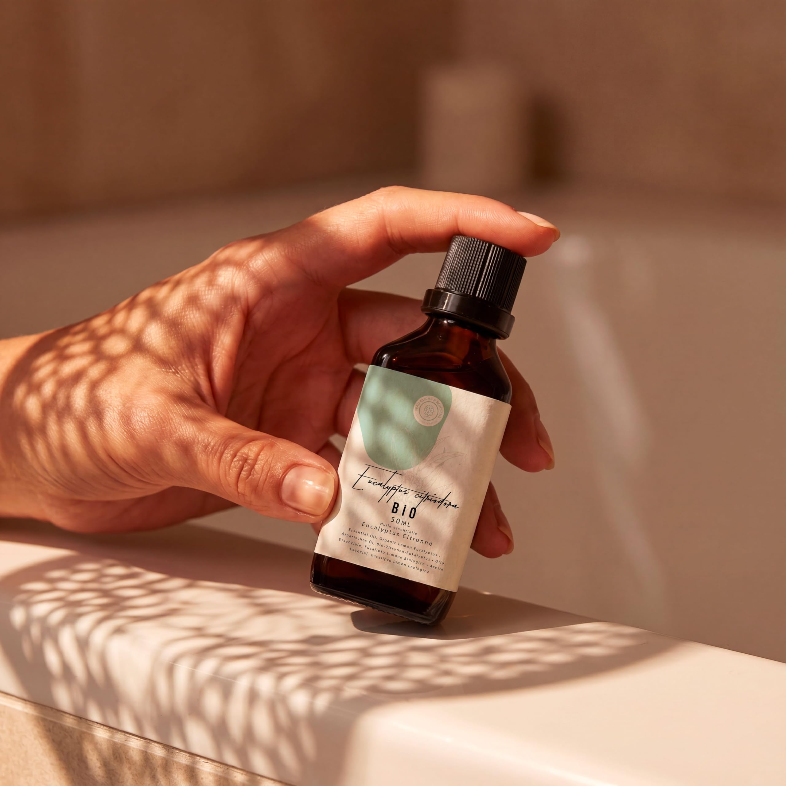 50ml Olio Essenziale Eucalipto Limone BIO (Eucalyptus Citriodora) - 100% Puro, Naturale e Biologico per Diffusore, Aromaterapia, DIY, Candele
