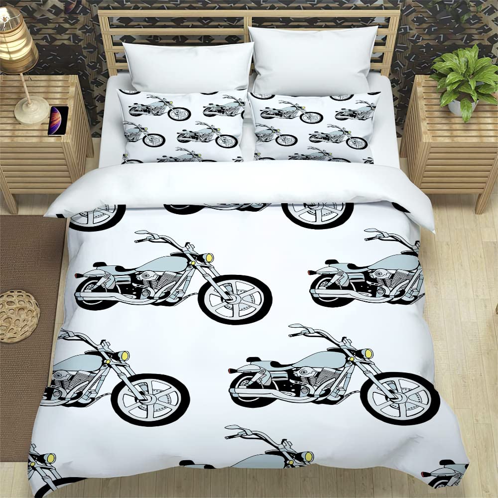 Housse de couette 240x260 locomotive bleue parure de lit microfibre adulte