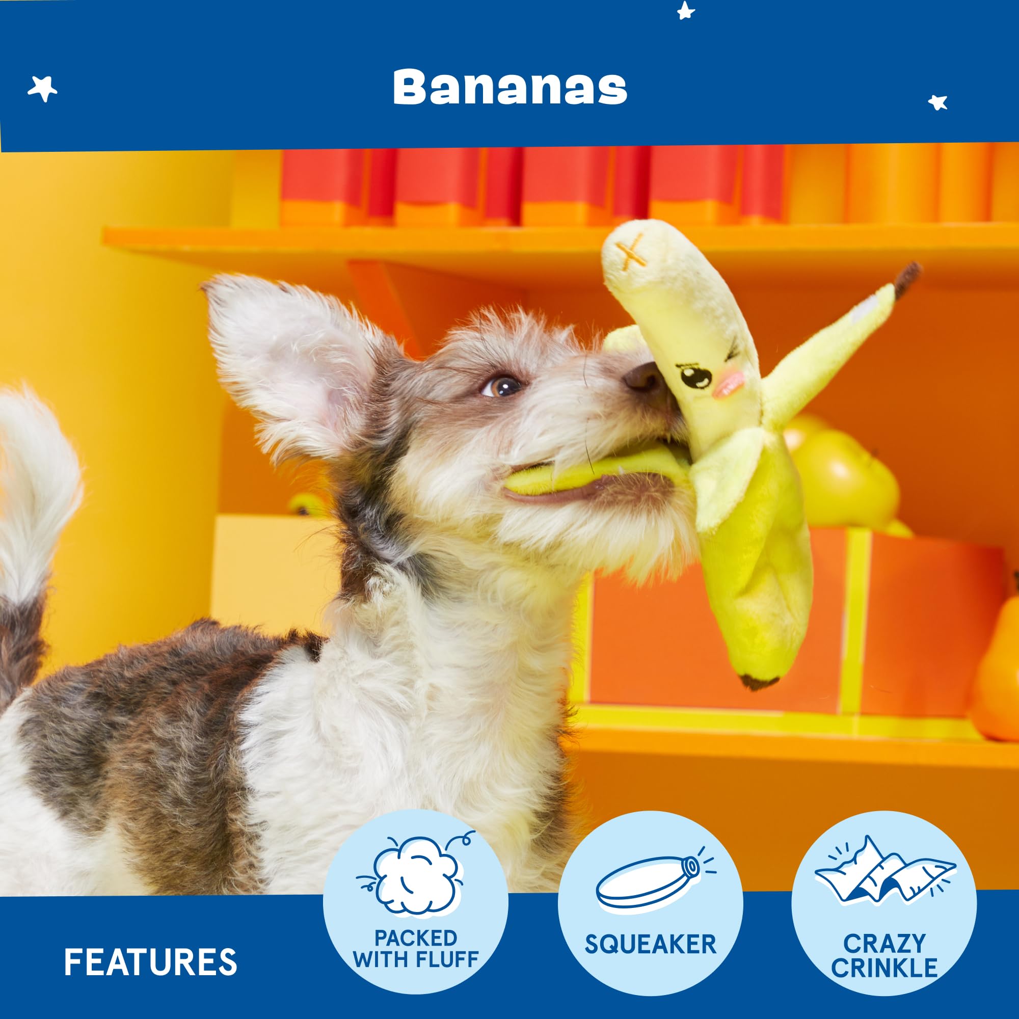 Barkbox 2 in 1 Interactive Plush Dog Toy - Rip and Reveal Toy for Dogs and Puppies - Stimulating Squeaky Pet Toys - Image 4