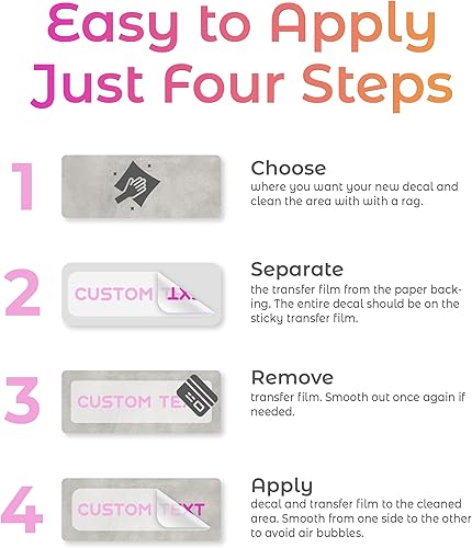 Miniatura 6 de Diseño personalizado con tu propio nombre – Calcomanía de vinilo personalizada – Letras de vinilo para automóviles, paredes, ventanas, computadoras