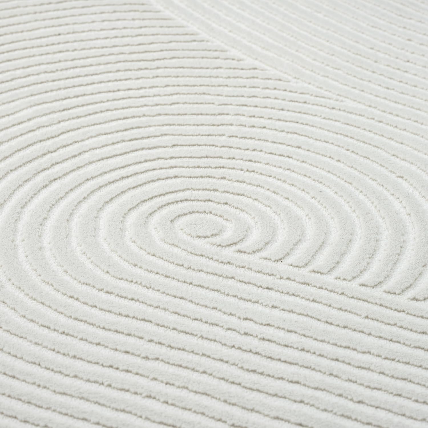 Abani Neutral Cream Area Rug 9' x 12' | White Luxury Zen Carpet | Minimalist Ivory Rugs for Bedroom, Living Room and Dining