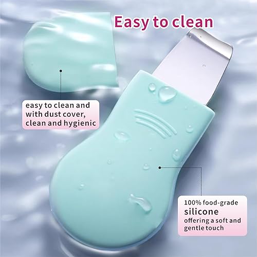 Miniatura 7 de REVEX Juego de herramientas de silicona para eliminar puntos negros, herramienta raspadora de puntos negros, 2 cepillos de limpieza de poros,