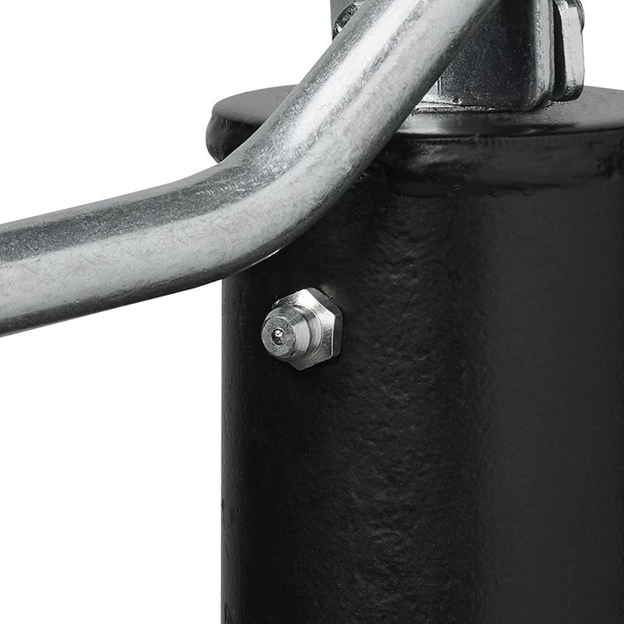 The Drive Ausdrehstütze für Anhänger 520-900mm Obenschlinger klappbar 2500kg mit Flansch