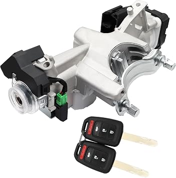 0635lT6PH01 Ignition Switch Lock Cylinder with 2 Remote Keys,Fit for Honda Civic 2014 2015 Replace# US1326 0635l-T6P-H01