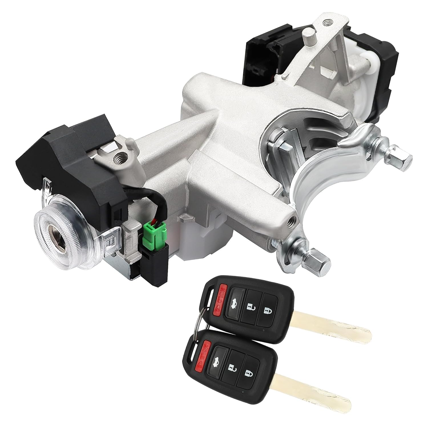 0635lT6PH01 Ignition Switch Lock Cylinder with 2 Remote Keys,Fit for Honda Civic 2014 2015 Replace# US1326 0635l-T6P-H01