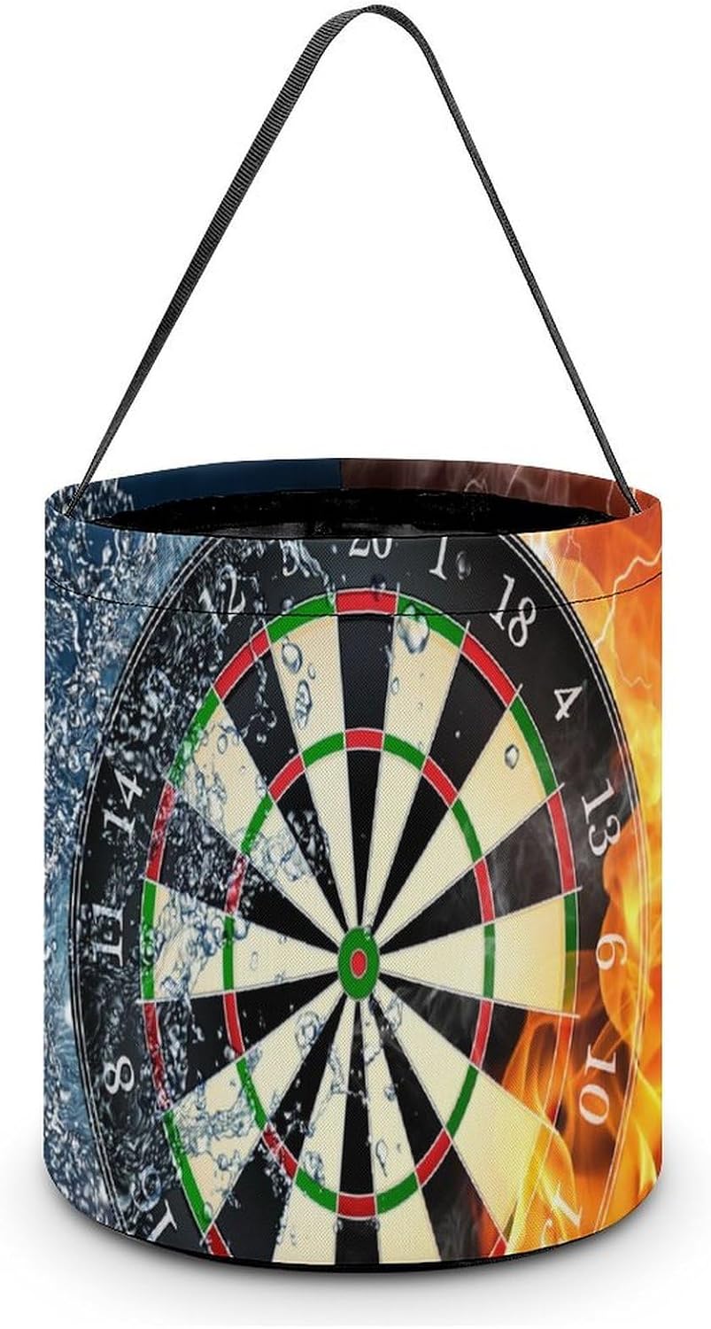 Dart Board Target Water Fire Candy Bag Halloween Treat Goody Bags Party Basket Handbag Holiday Decor