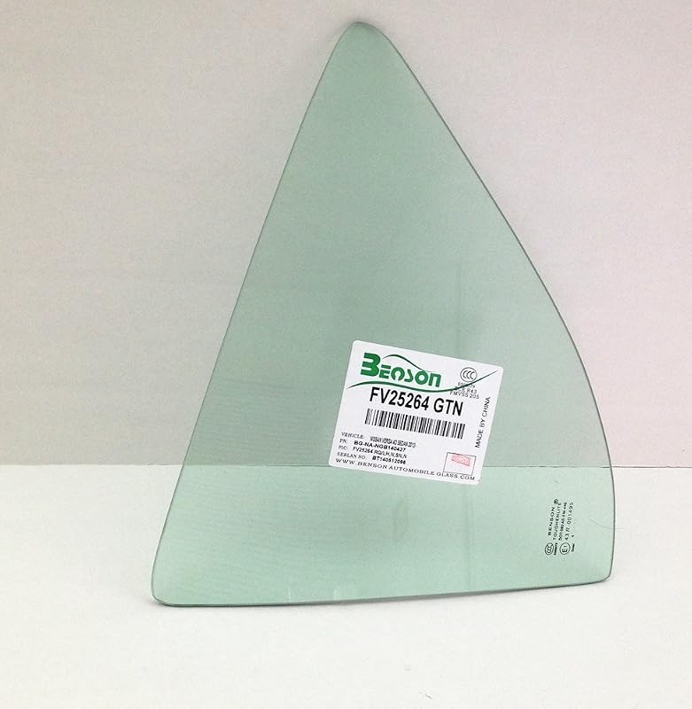 Vidro basculante traseiro esquerdo NAGD para Nissan Versa Sedan 4 portas 2012–2019 – 1 unidade