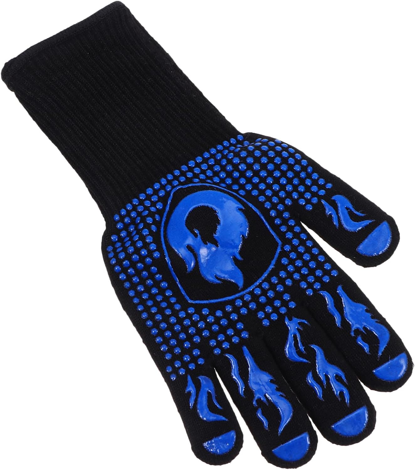 Alipis High Heat Oven Mitts Insulated Silicone Fireproof Gloves for Grilling Kitchen Cooking Baking Design Safety First