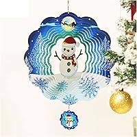 Vista 10 de Hilanderos de Águila para Patio y Jardín, Hilandero de Viento Colgante, Atrapadores de Viento 3D de Metal, Hilandero Cinético de Bandera Americana