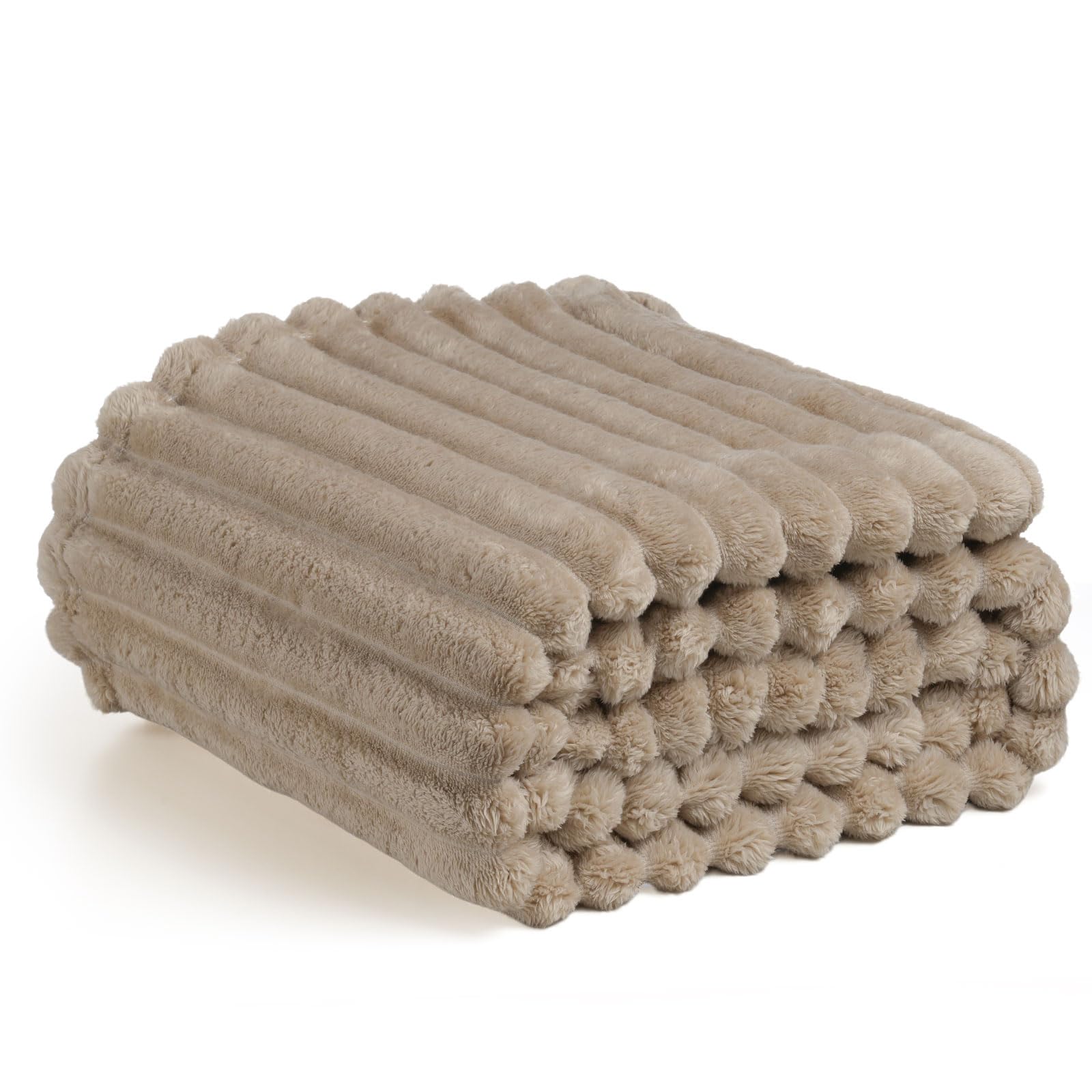 Couverture douillette en polaire douce contre le froid du soir en hiver