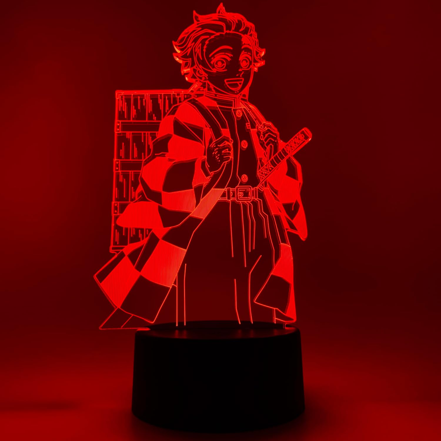 Otaku Lamps Demon Slayer - Tanjiro Anime Night Light, 16 Color RGB LED – Gift for Otaku