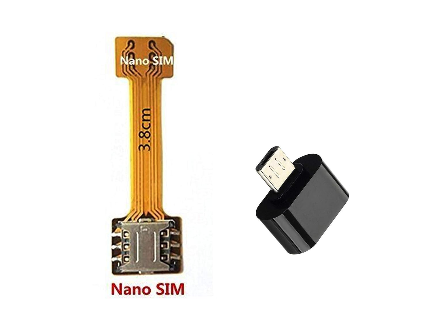 Kacus Combo Offer Hybrid Sim Slot Adapter to Run 2 Sim and Micro SD ...