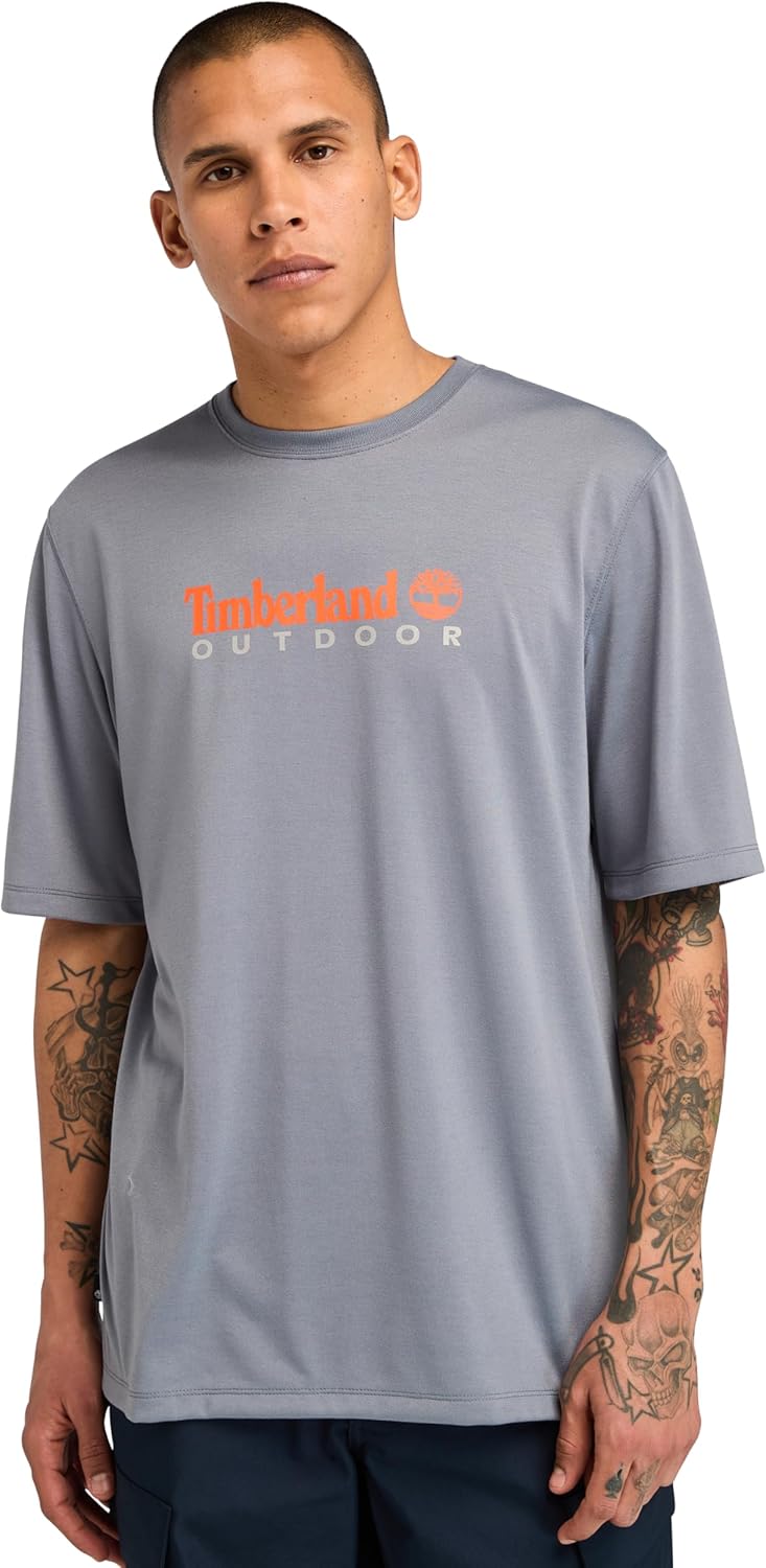 Timberland Mens Anti-uv Outdoor Graphic Shirt