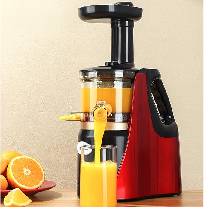 Extractor de Jugos Prensado en Frío, Máquina de Jugos Silenciosa y Fácil de Limpiar miniatura 6