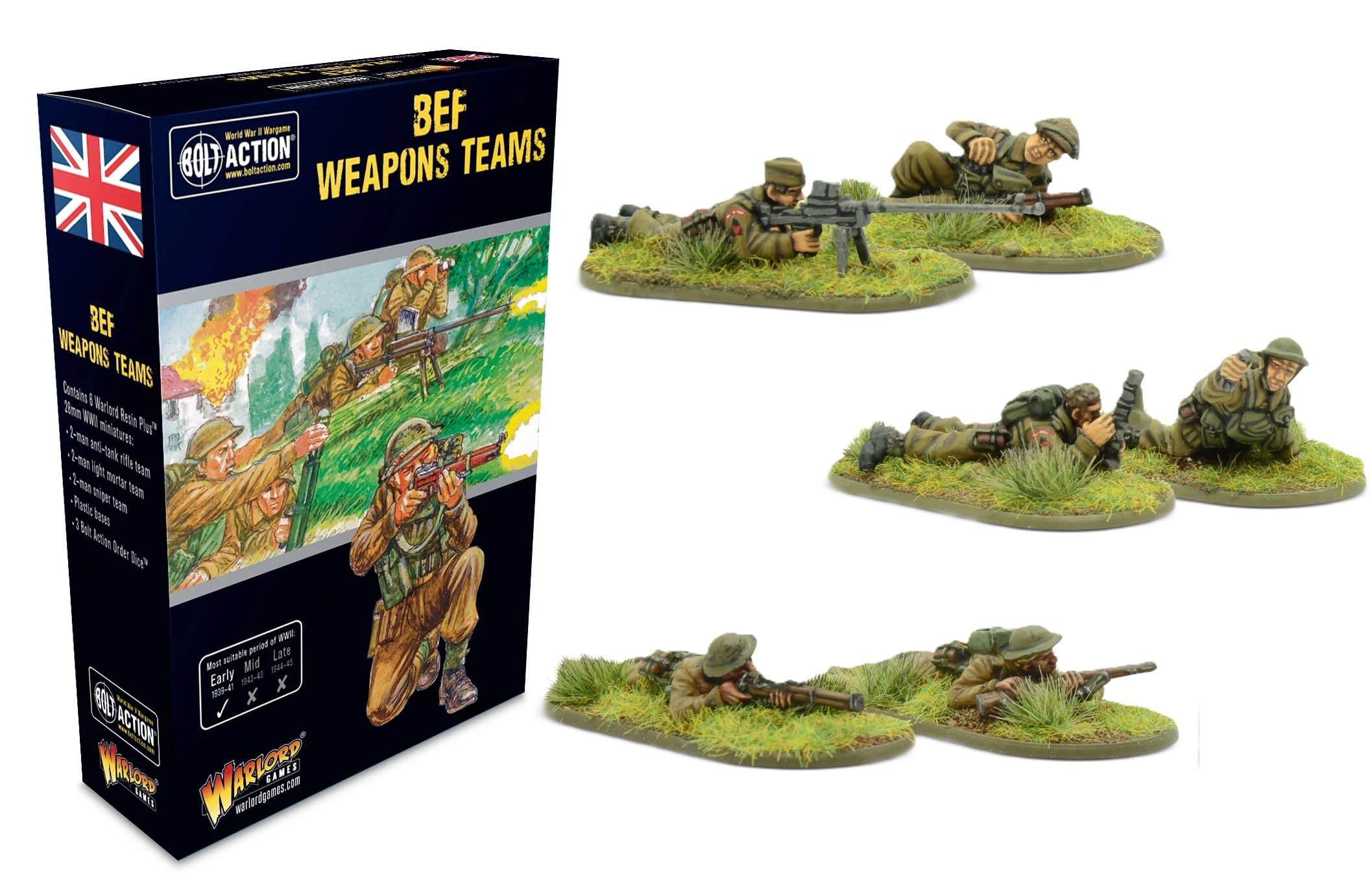 Bolt Action: British BEF Weapons Teams