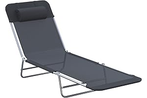 Outsunny Fold Out Lounge Chair